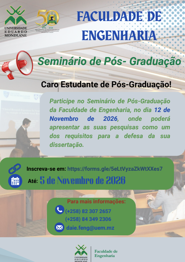 “Seminário de Pós- Graduação”